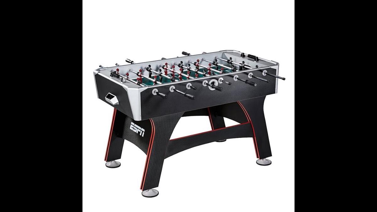 'Video thumbnail for ESPN 56'' Foosball Table installation gone wrong - Ouch'