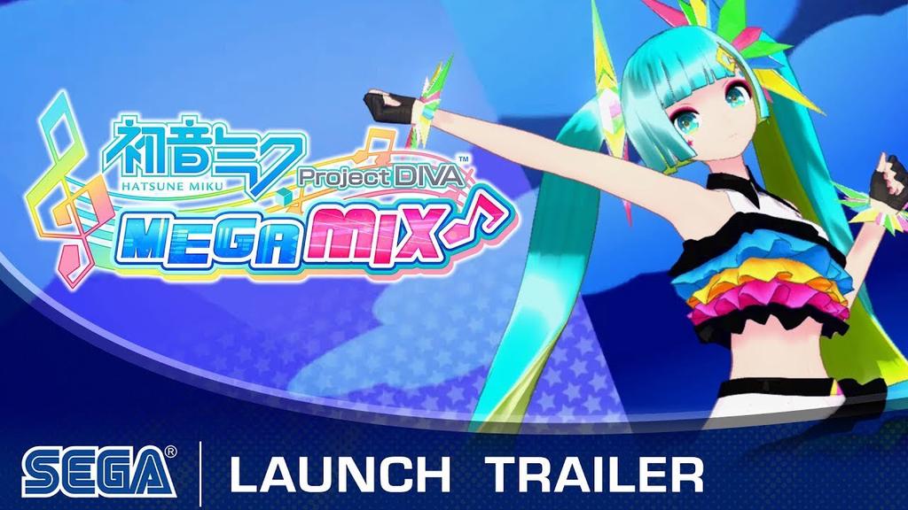'Video thumbnail for Hatsune Miku: Project Diva Mega Mix - Launch Trailer'