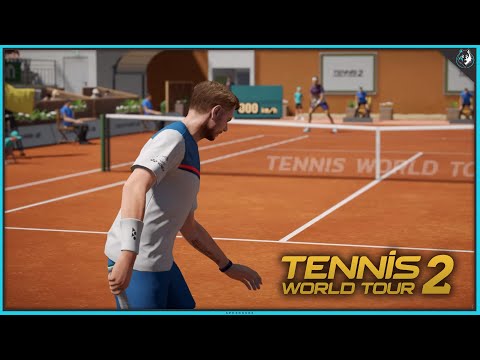 Tennis World Tour 2 Gameplay - Stan Wawrinka vs David Goffin