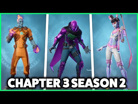 ENTIRE Chapter 3 - Season 2 Battle Pass Showcased (Resistance)