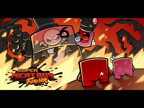 Super Meat Boy Forever - Início de Gameplay - Seja preciso ou morrerá muitasss vezessss - PC