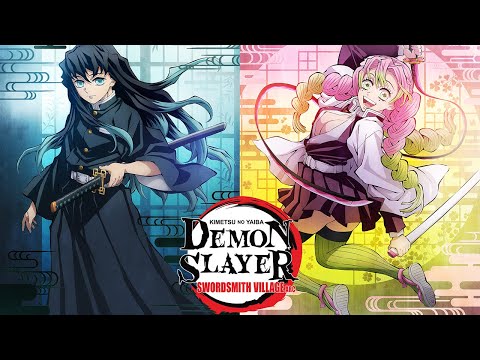 Quente anime demon slayer temporada 3 swordsmith aldeia dos