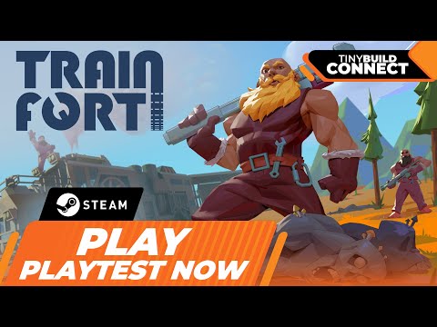 Trainfort - Reveal Trailer | Open-World Co-op Survival Crafting | tinyBuild Connect 2025