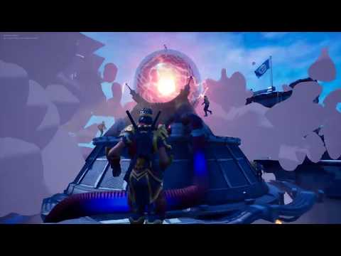 Fortnite THE DEVICE Full Event - Cutscenes, Flooded Map, and HUGE SHARKS [No Commentary]