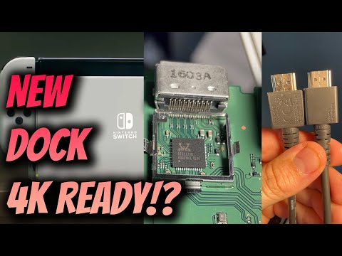 Switch OLED's Dock Can Output 4k &amp; 60fps, Future Proofing for a New Switch!