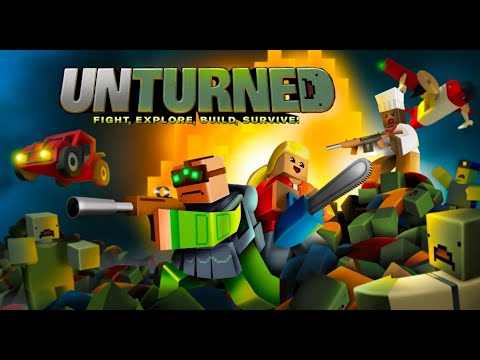 Unturned — Gameplay no PS4 — Os Zumbis estão atacando!