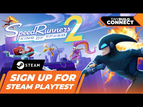 SpeedRunners 2: King of Speed - Steam Playtest Trailer | tinyBuild Connect 2025