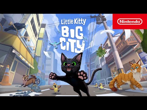 Little Kitty, Big City – Launch Trailer – Nintendo Switch