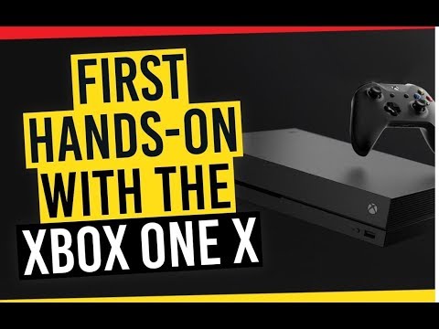 Xbox One X hands on @ Fanexpo [4k]