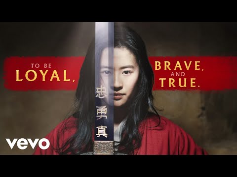Christina Aguilera - Loyal Brave True (From &quot;Mulan&quot;/Official Lyric Video)