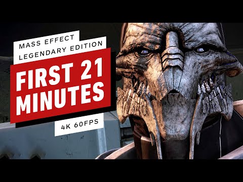 Mass Effect Legendary Edition: The First 21 Minutes of Gameplay - 4K 60fps