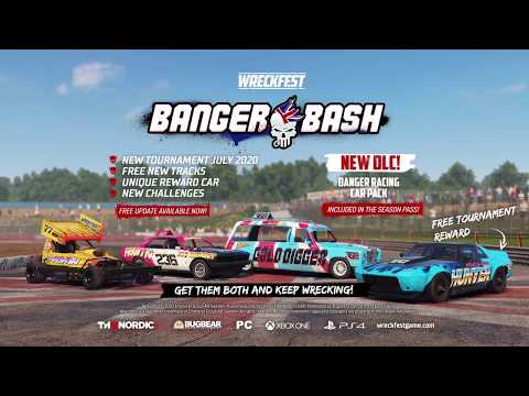 Wreckfest - Banger Bash Mode &amp; Banger Racing Car Pack Trailer