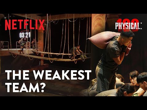 Will the underdogs defy expectations and win this grueling sandbag challenge? | Physical: 100 Ep 4