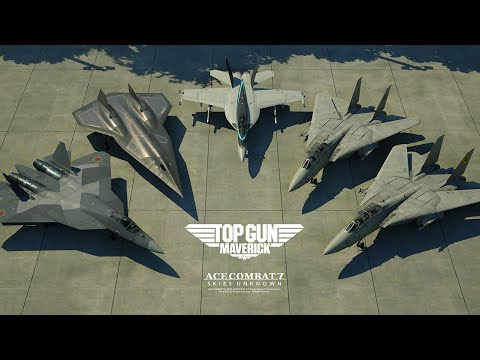 ACE COMBAT™ 7: SKIES UNKNOWN – TOP GUN Maverick Aircraft Set - Launch Trailer