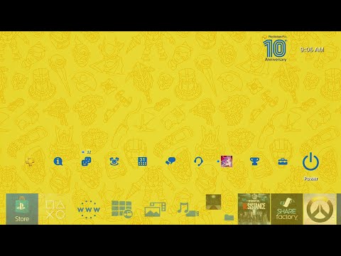 PlayStation Plus 10th Anniversary Theme PS4