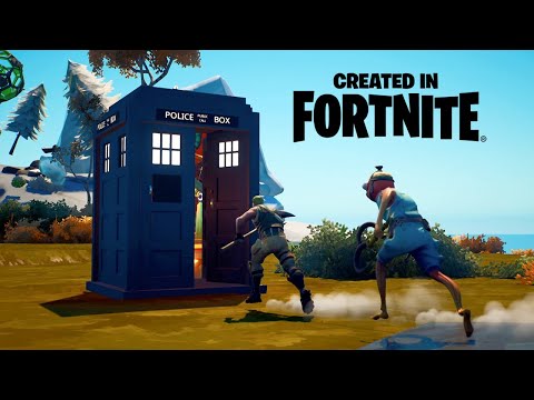 The TARDIS Lands in Fortnite! | Doctor Who