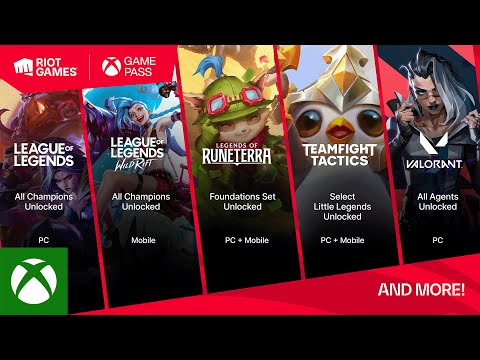 Riot Games available with Xbox Game Pass - Xbox &amp; Bethesda Games Showcase 2022