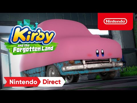 Kirby and the Forgotten Land - Mouthful Mode Reveal - Nintendo Switch