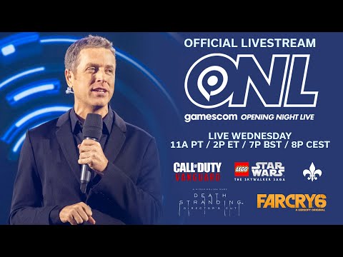 Gamescom: Opening Night Live 2021 (Official Livestream - TODAY with Saints Row, Call of Duty)