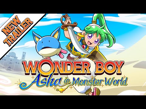 Wonder Boy Asha in Monster World - New adventure-packed Trailer