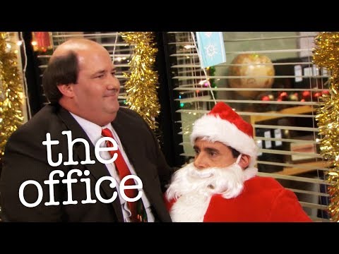 Kevin Sits On Michael - The Office US