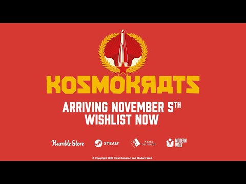 KOSMOKRATS - a trailer ft Hollywood star Bill Nighy and many smooshed cosmonauts 👀