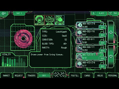 Space Warlord Organ Trading Simulator - Announcement Trailer