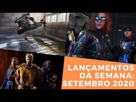 Principais lançamentos de jogos da primeira semana de setembro de 2020