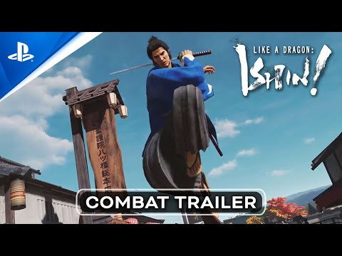 Like a Dragon: Ishin! - Combat Trailer | PS5 &amp; PS4 Games