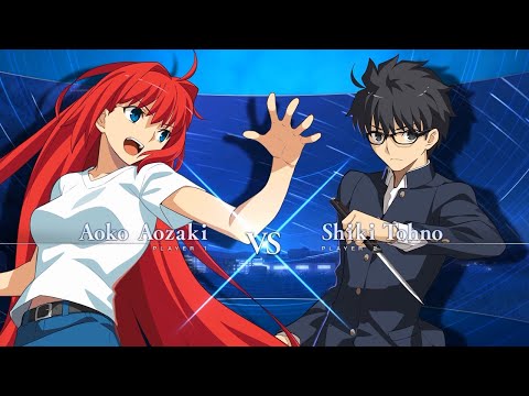 [MELTY BLOOD: TYPE LUMINA &quot;Aoko Aozaki vs. Shiki Tohno&quot; Gameplay Video ➀]