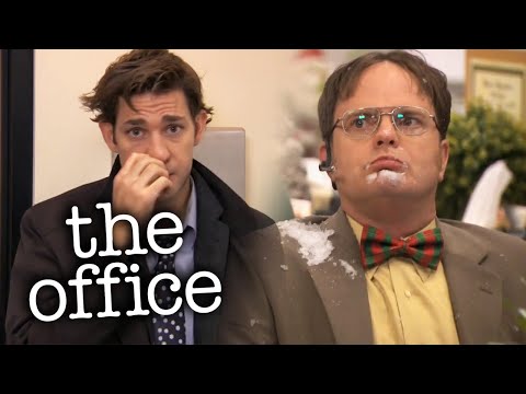 Jim and Dwight: Battle of the Snowballs - The Office US