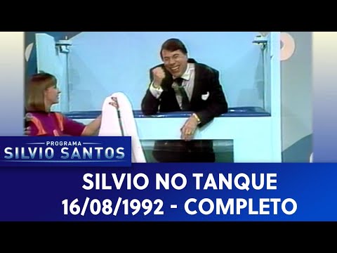 Silvio no Tanque - Completo | Programa Silvio Santos (16/08/92)