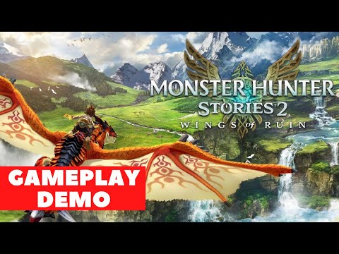 Gameplay do demo de Monster Hunter Stories 2: Wings of Ruin no Nintendo Switch (português - PT-BR)