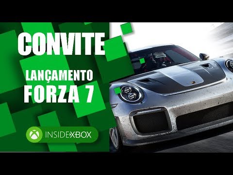 Forza Motorsport 7: convite para o evento de lançamento