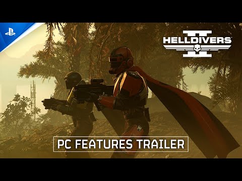 Helldivers 2 - PC Features Trailer | PS5 &amp; PC Games