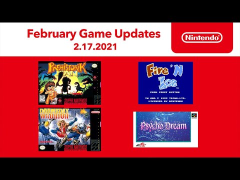 NES &amp; Super NES - February 2021 Game Updates - Nintendo Switch Online