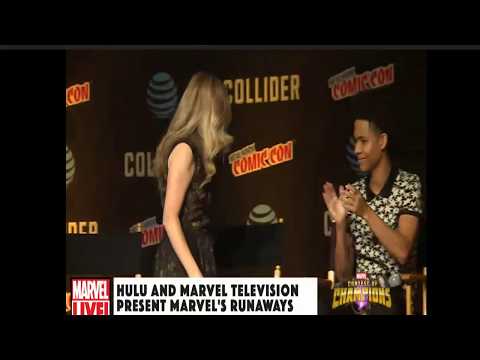 Elenco de Runaways Marvel é apresentado na Comic Con New York 2017