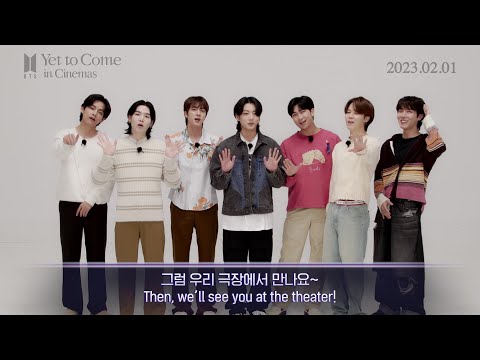 BTS (방탄소년단) &#039;Yet To Come in Cinemas&#039; Announcement