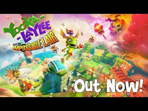 Yooka-Laylee and the Impossible Lair - Launch Trailer (Nintendo Switch, PS4, Xbox One, Steam &amp; GOG)