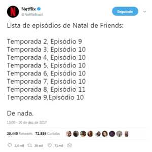 episódios de Natal de Friends