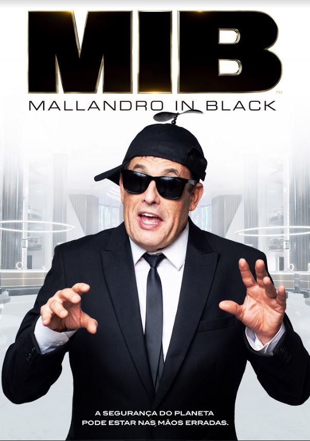 Pôster Sérgio Mallandro e Et invade "MIB: Homens de Preto - Internacional"