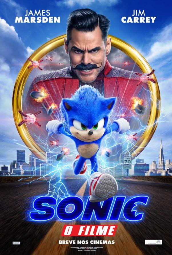 'Sonic - O Filme': Novo trailer mostra nova aparência do ouriço 1 sonicposter