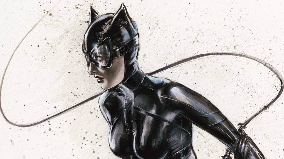 Olivia De Berardinis pinta Catwoman para o leilão de caridade de Jim Lee