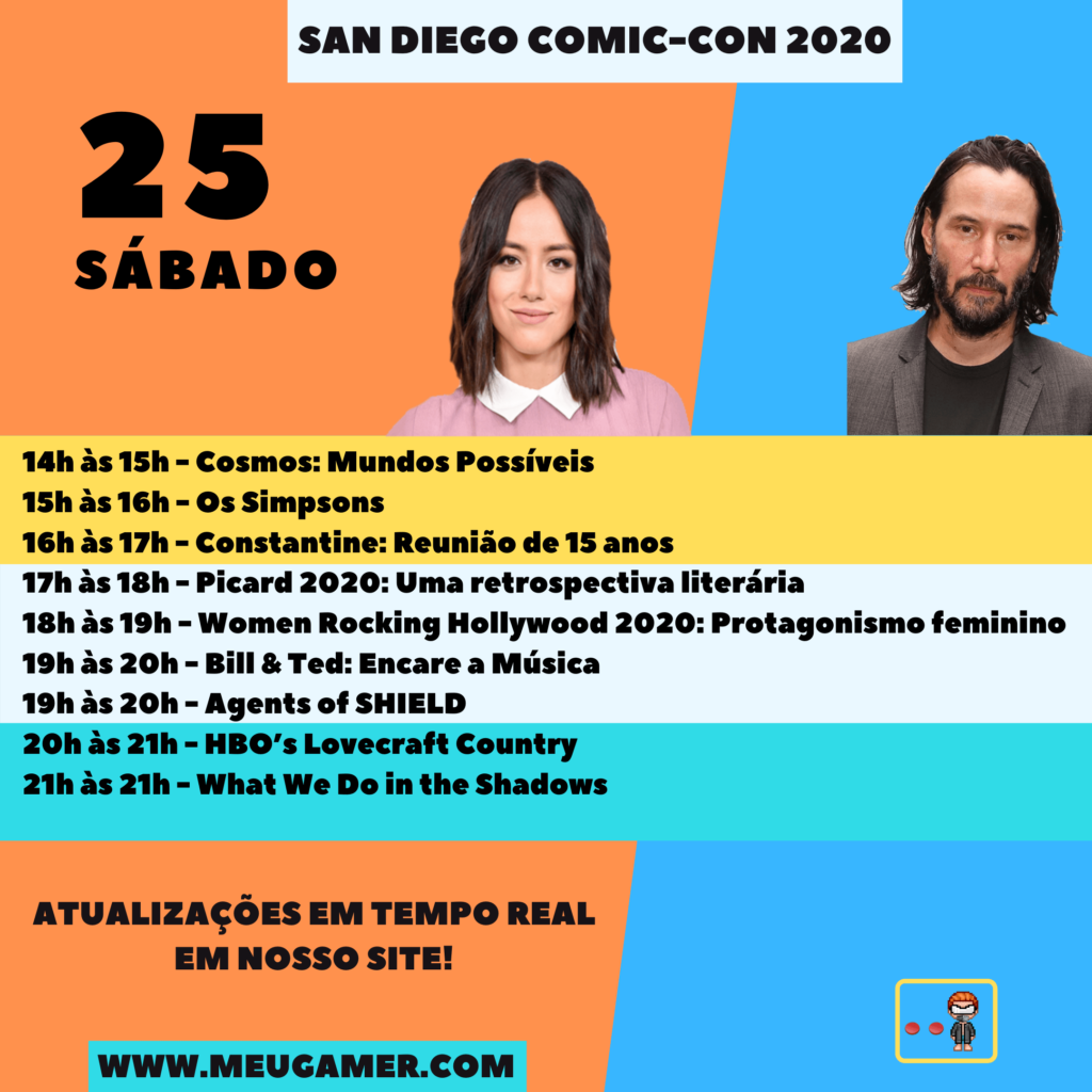 Comic-Con @Home 2020: Confira a programação deste sábado (25) 2 sdcc sabado 25