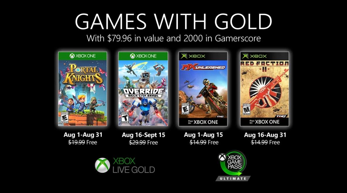 Xbox Games With Gold de agosto de 2020, traz Red Faction 2