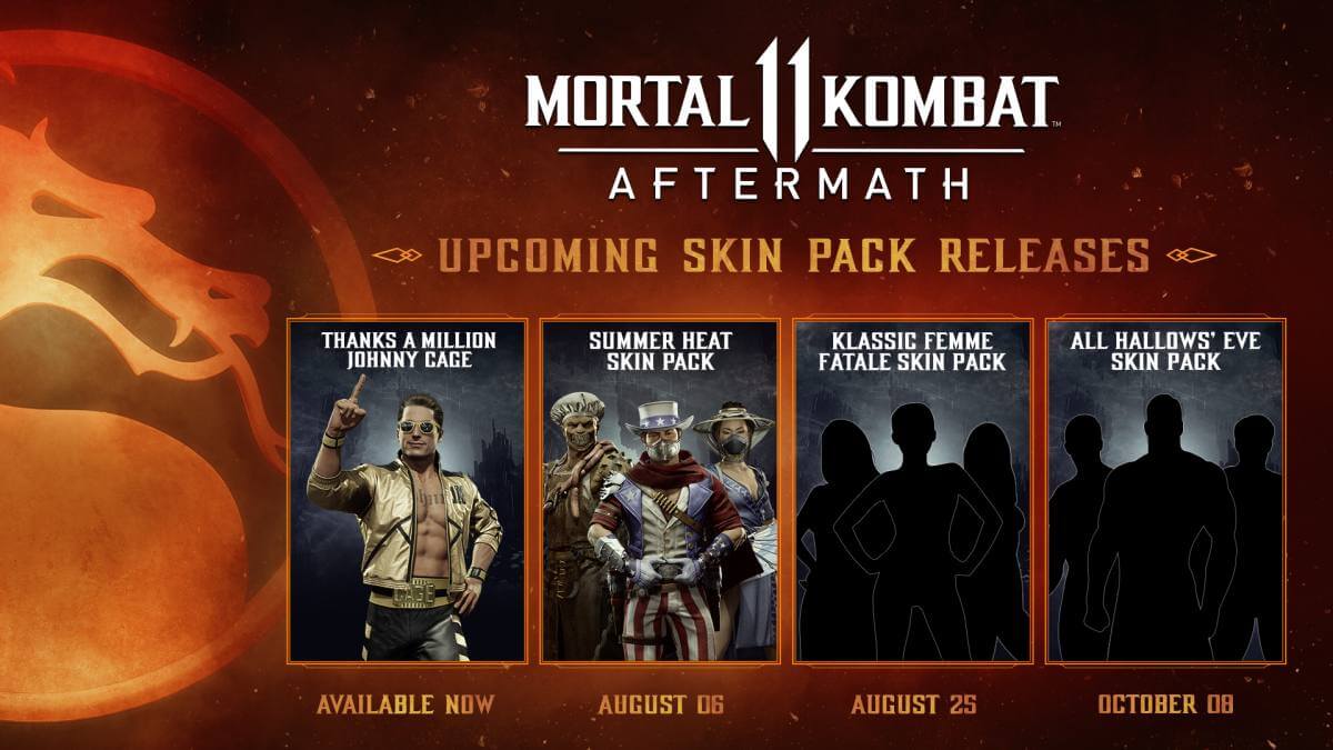 Mortal Kombat 11: Warner Bros revela novas skins da temporada, confira as novidades!