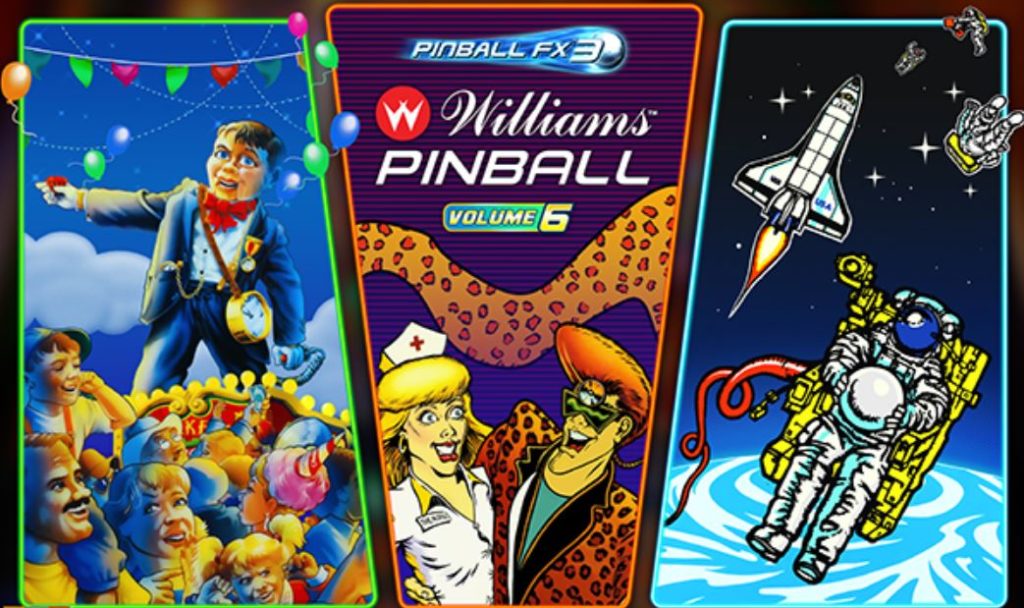 DLC Williams Pinball Volume 6 é anunciado para Pinball FX3; Confira o