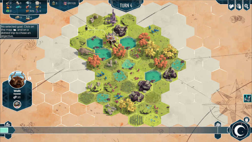 Primeiras Impressões do Jogo "As Far As The Eye" 3 As Far As The Eye Area Hexagonal