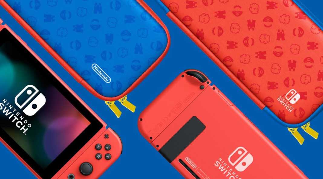 Nintendo anuncisa versão do Switch inspirada no visual do Mario