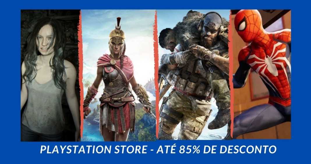Promoção Playstation Store: confira a lista de jogos com até 85% de desconto!